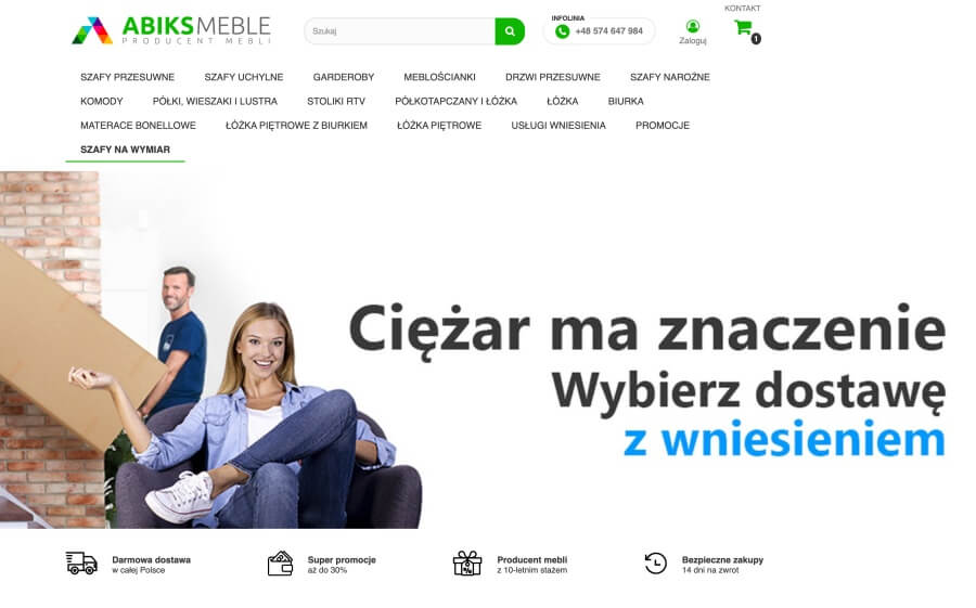 Sklep internetowy Abiks Meble 