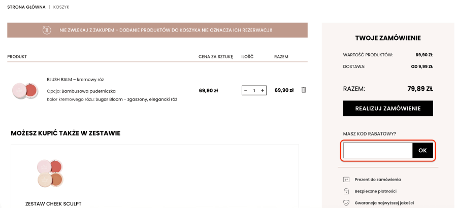 Miejsce na kod rabatowy Annabelle Minerals