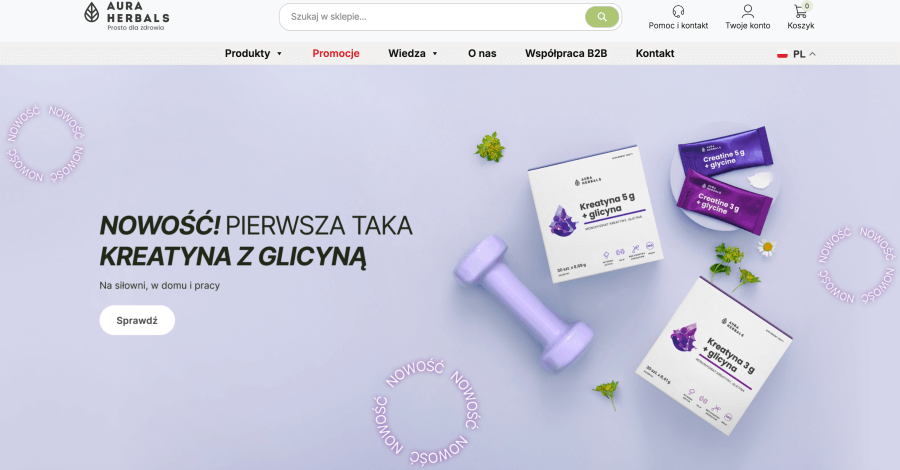 Sklep internetowy Aura Herbals