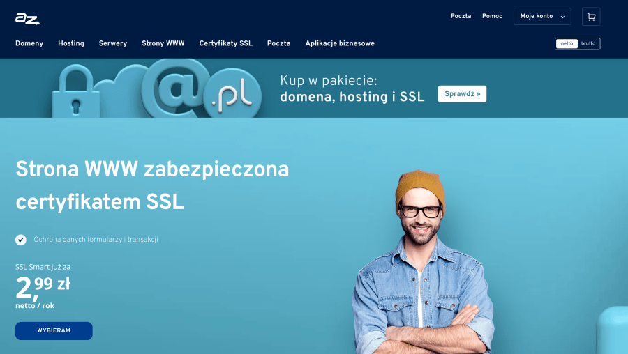 Strona internetowa AZ