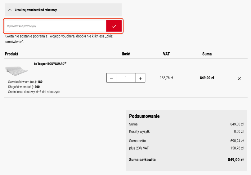 Miejsce na kod rabatowy bett1