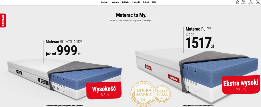 Sklep internetowy bett1