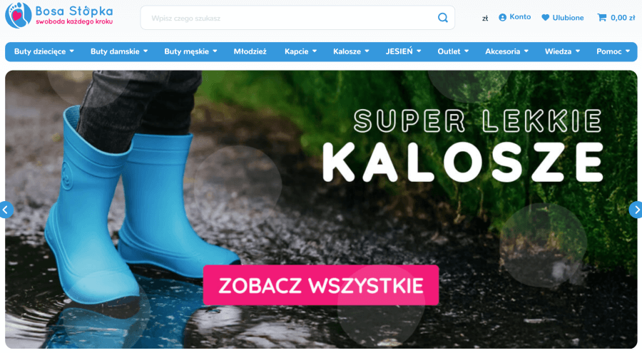 Sklep internetowy Bosa Stópka