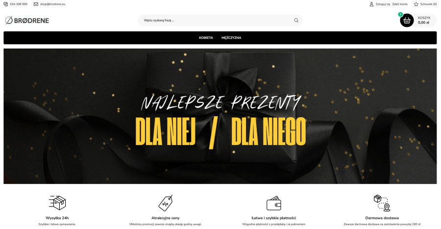 Sklep internetowy Brodrene