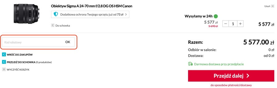 Miejsce na kod rabatowy Cyfrowe.pl