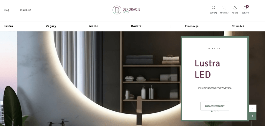 Sklep internetowy dekoracje irys