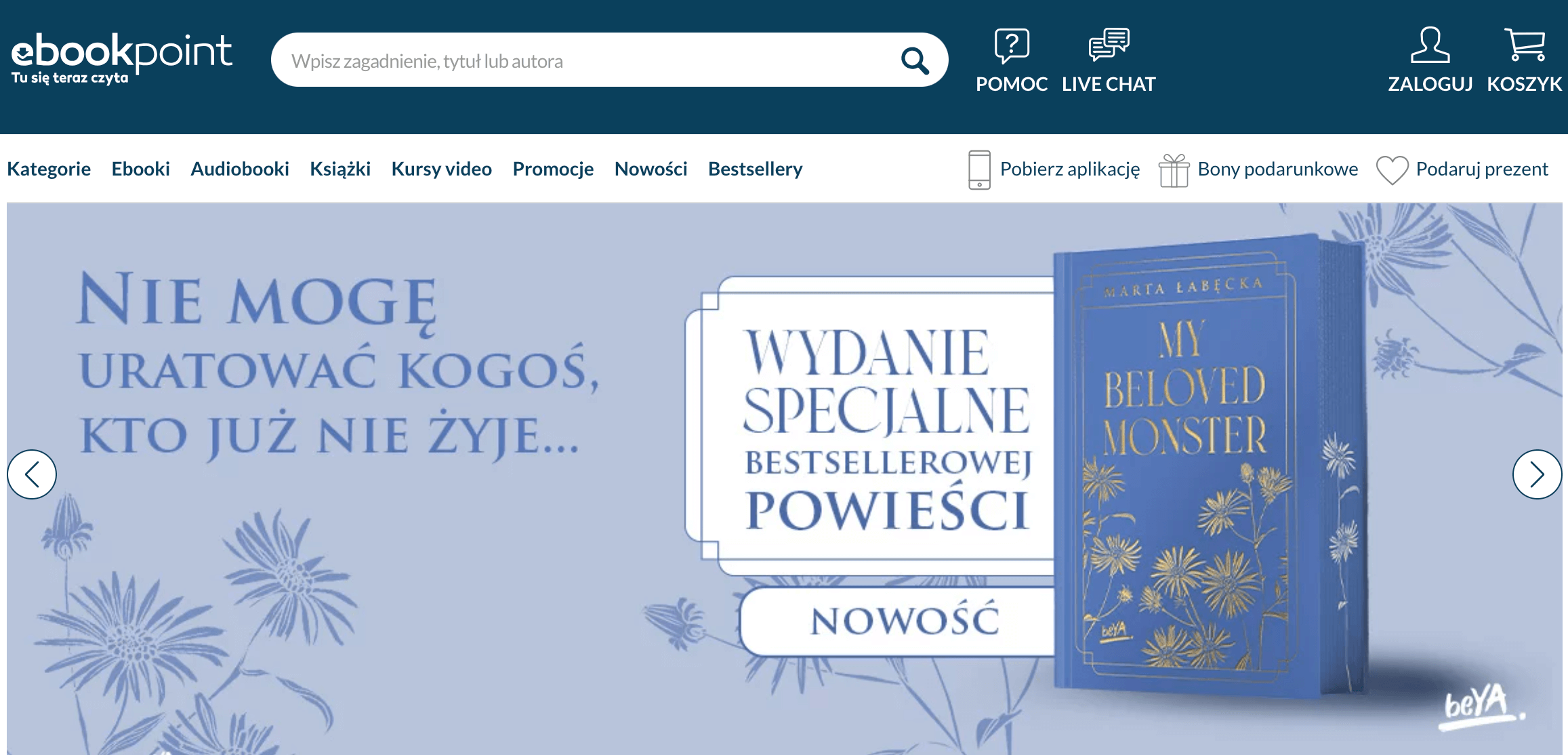 Strona internetowa EbookPoint