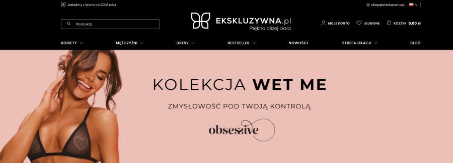 Sklep internetowy ekskluzywna