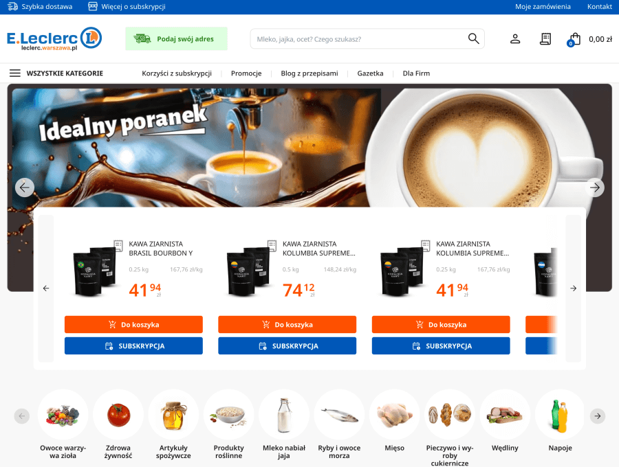 Sklep internetowy leclerc