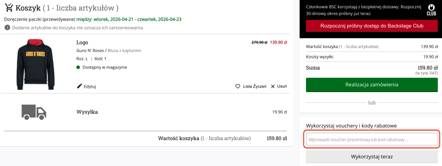 Miejsce na kod rabatowy emp