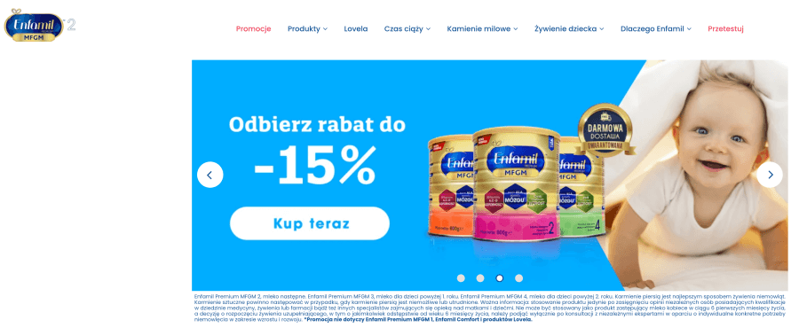 Sklep internetowy Enfamil