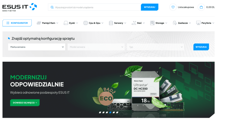 Sklep internetowy esus it