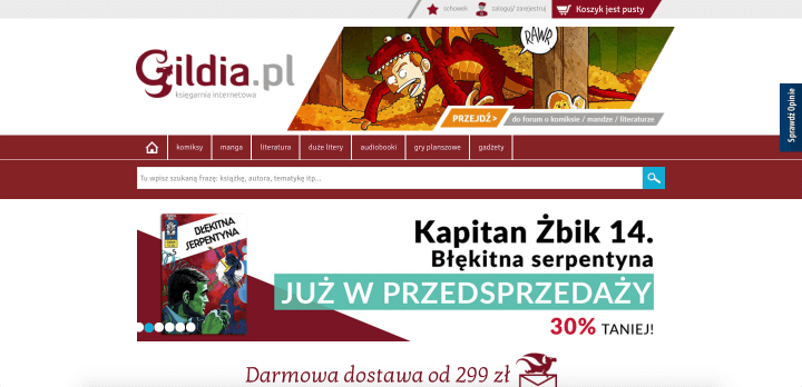 Strona internetowa Gildia.pl