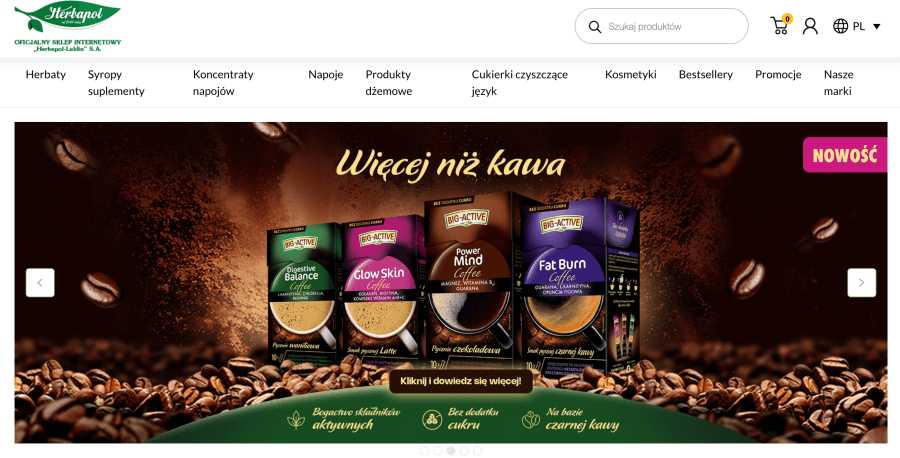 Strona internetowa herbapol