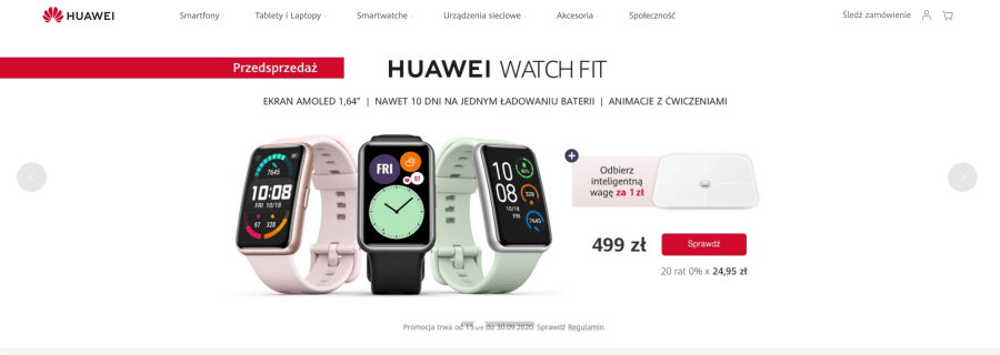 Sklep internetowy Huawei