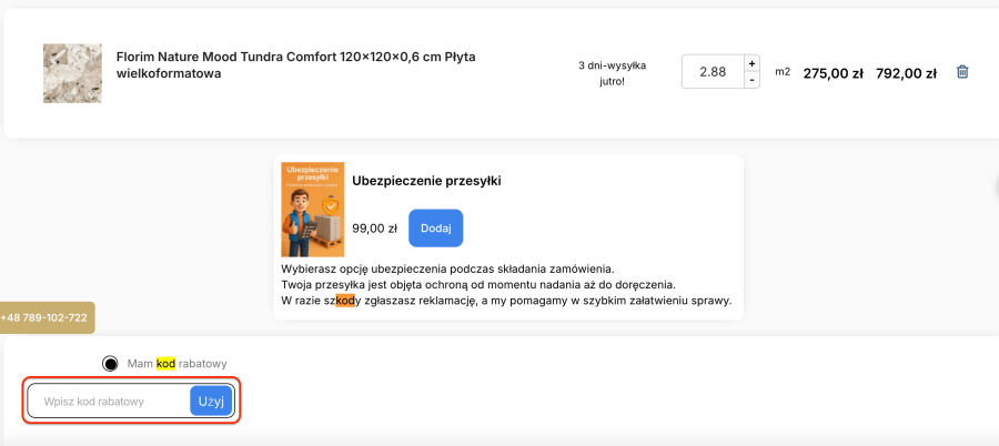 Miejsce na kod rabatowy iglazura24 