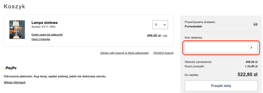 Miejsce na kod rabatowy Impresje24