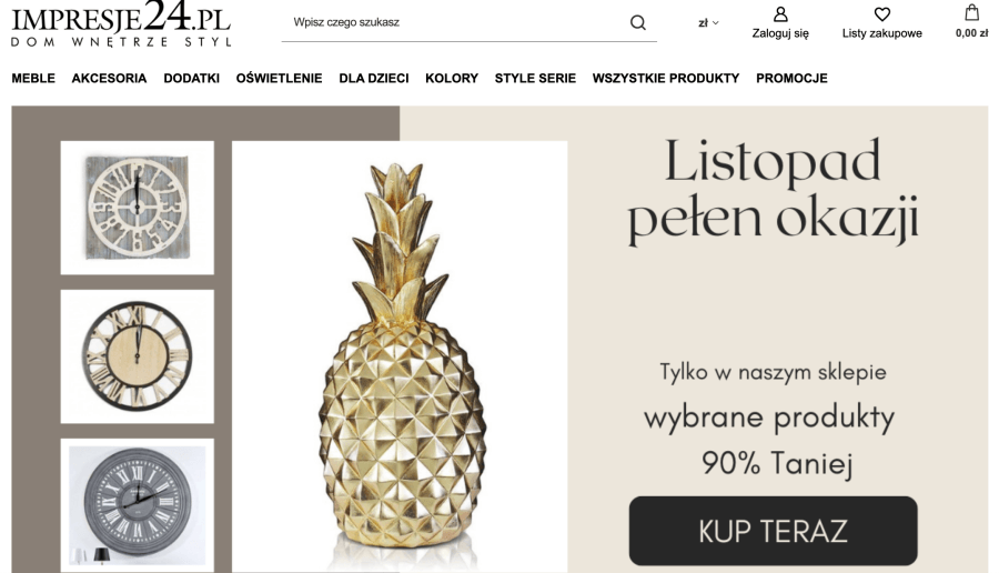 Sklep internetowy Impresje24