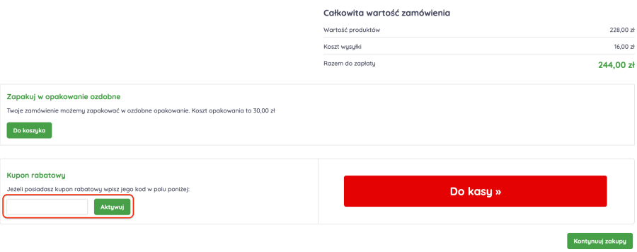 Miejsce na kod rabatowy Kocham Zabawki