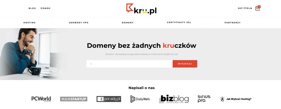 Strona internetowa Kru.pl