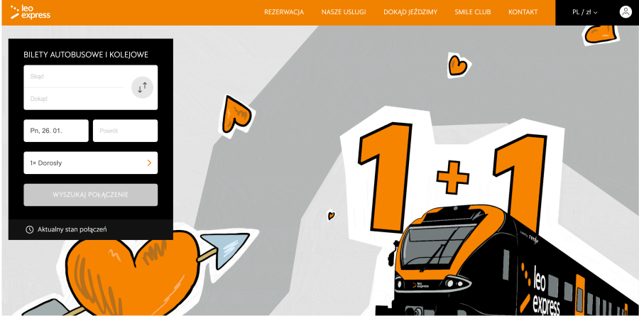 Strona internetowa leoexpress