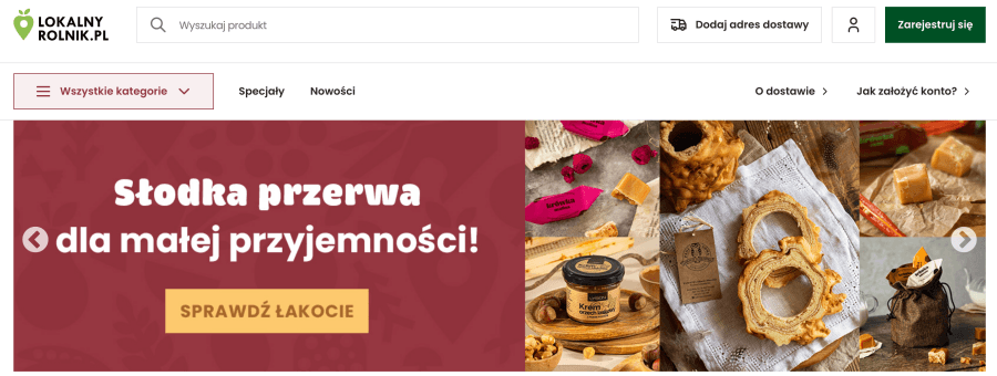 Sklep internetowy lokalny rolnik