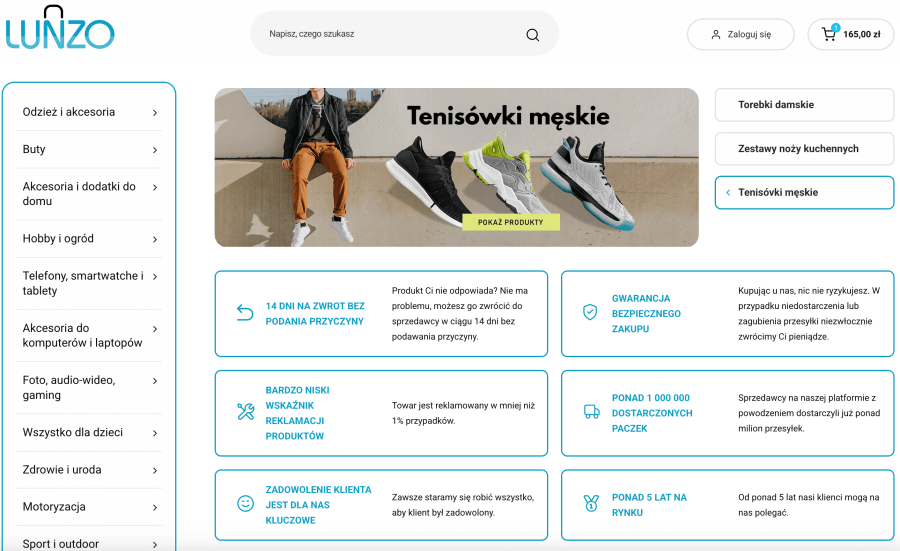 Sklep internetowy Lunzo