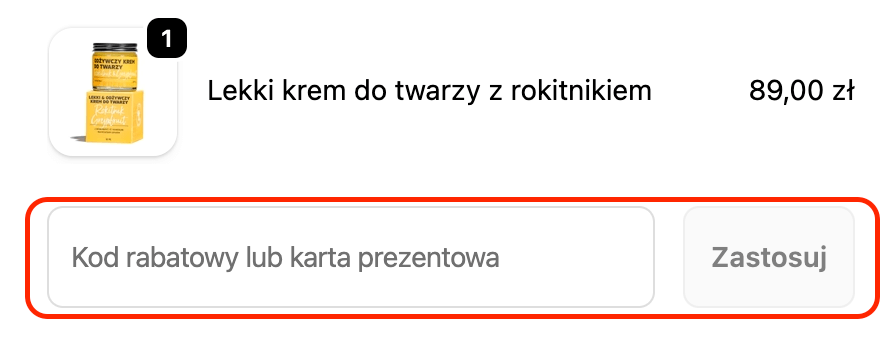 Miejsce na kod rabatowy Manufaktura Bursztynnika