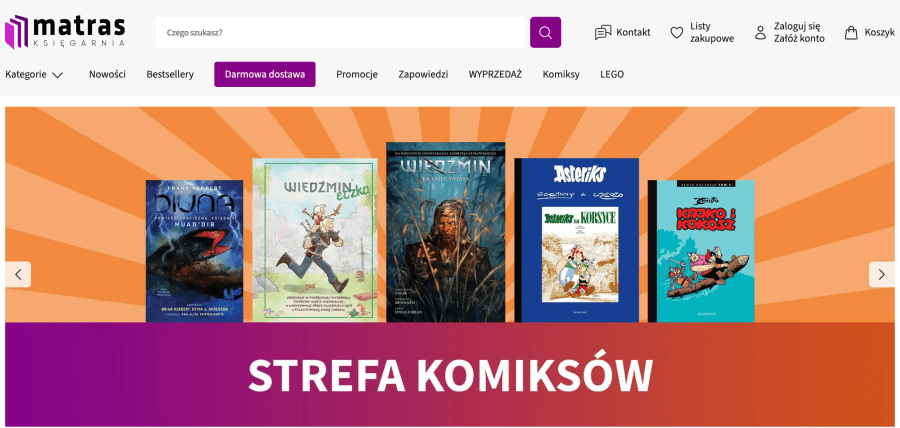 Sklep internetowy matras