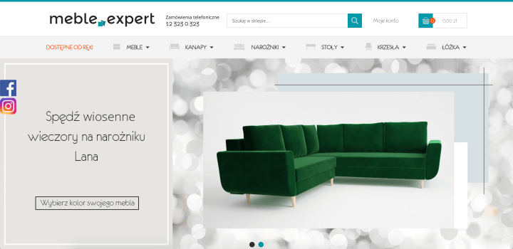 Sklep internetowy Meble Expert