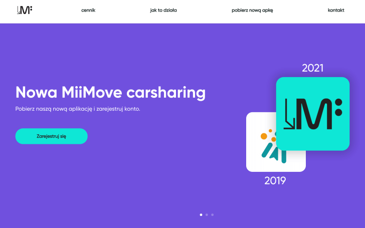Strona internetowa MiiMove