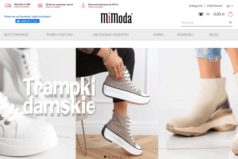 Sklep internetowy MiModa