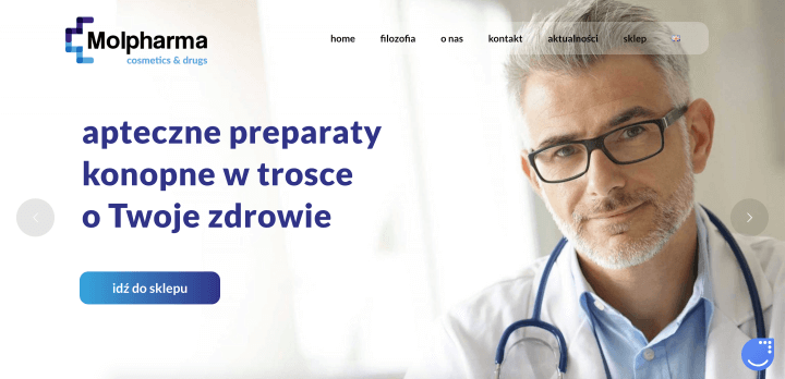 Strona internetowa Molpharma