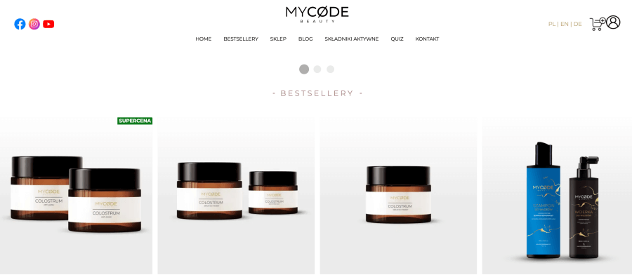 Sklep internetowy MYCODE Beauty