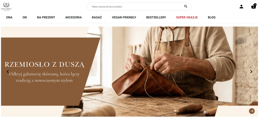 Strona internetowa paolo peruzzi