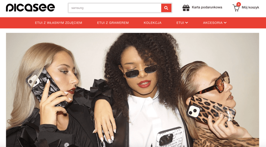 Strona internetowa Picasee