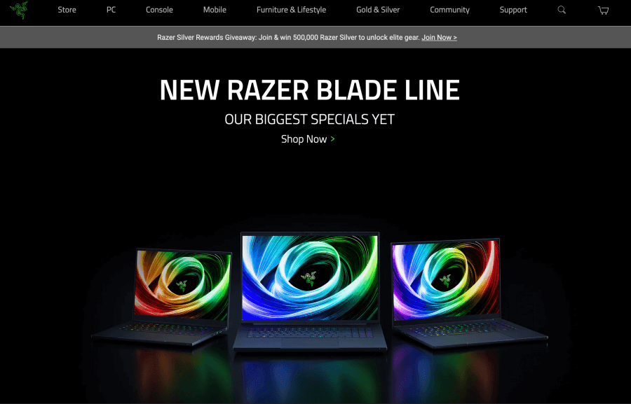 Sklep internetowy Razer