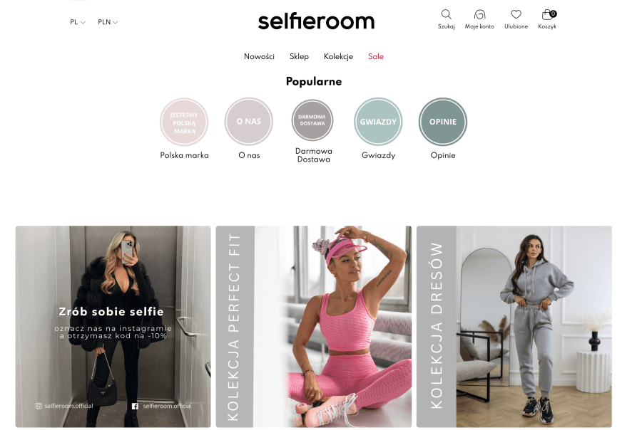 Skep internetowy selfieroom