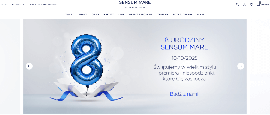 Sklep internetowy Sensum Mare