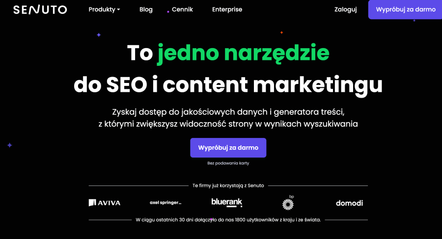 Strona internetowa senuto