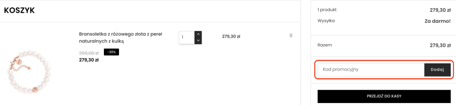 Miejsce na kod rabatowy w Soho