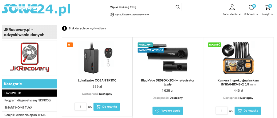 Sklep internetowy Solve24