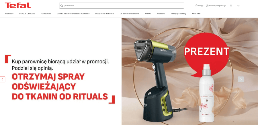 Sklep internetowy Tefal