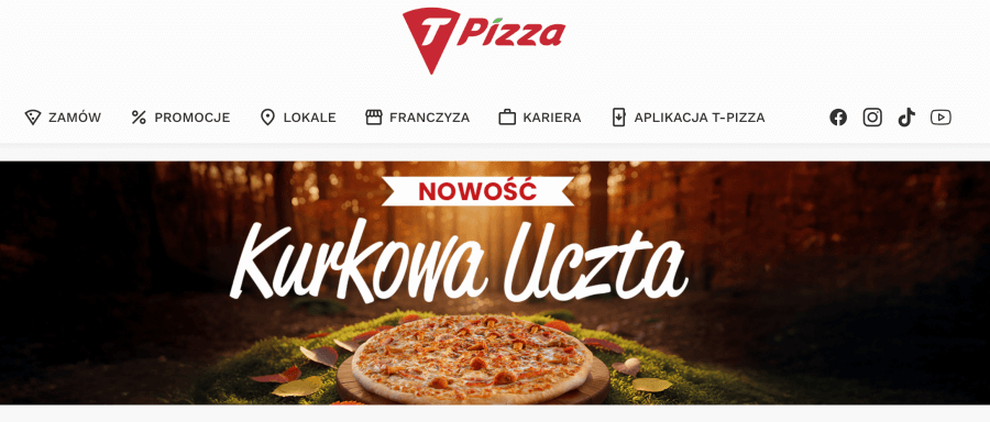 Strona internetowa telepizza