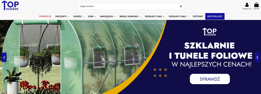 Sklep internetowy TopMarket