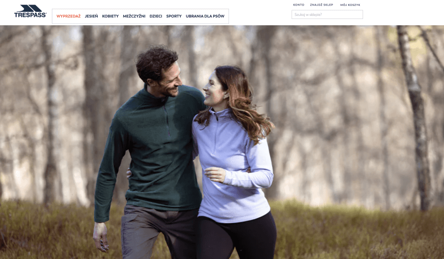Sklep internetowy Trespass