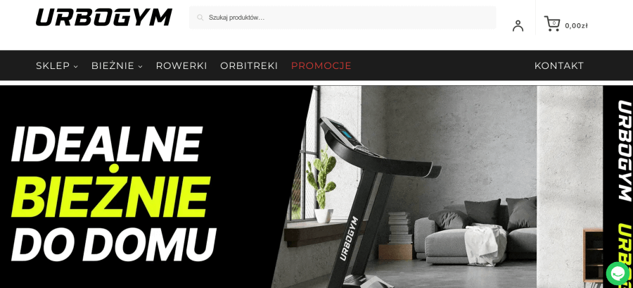 Strona internetowa Urbogym