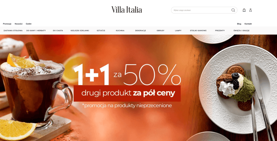 Strona internetowa villaitalia