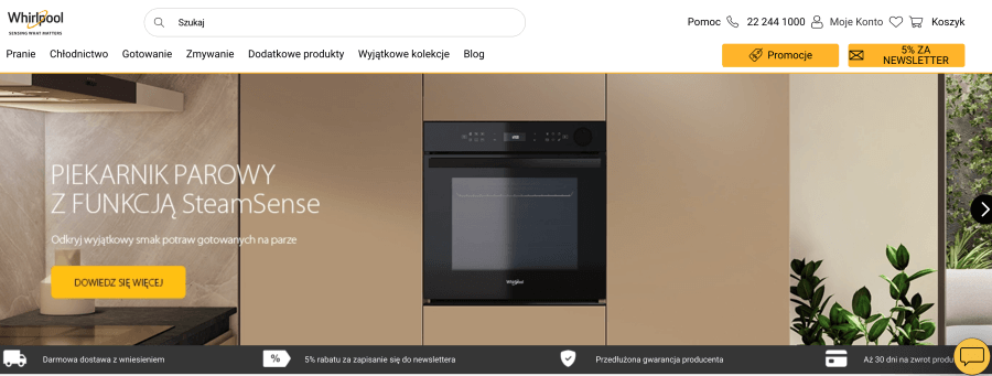 Sklep internetowy Whirlpool 