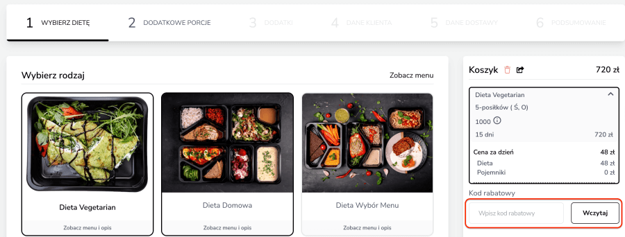 Miejsce na kod rabatowy Wikt codzienny